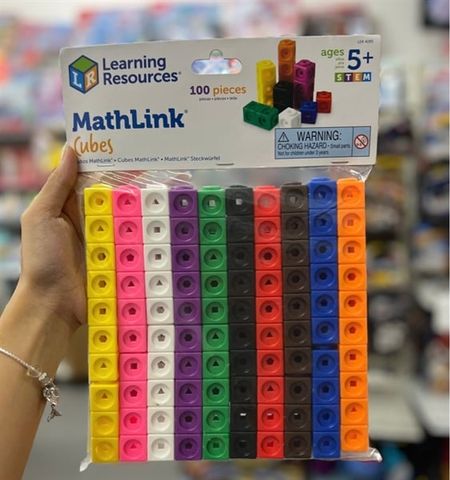  LER4285 Learning Resources Bộ học toán - Mathlink® Cubes-100 