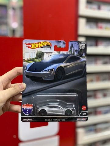  HCK02 Hot Wheels Car Culture American Scene Tesla Roadster 