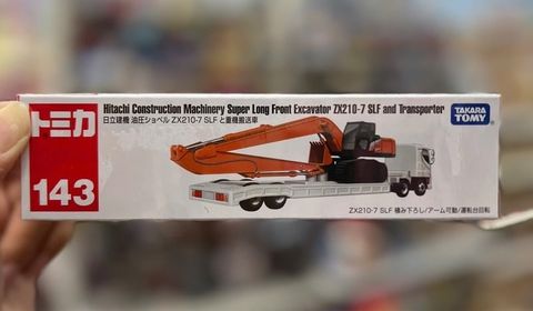  Xe mô hình Tomica Long 143 Hitachi Transport Vehicle 