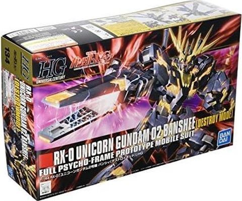  HGUC 1/144 RX-0 Unicorn Gundam 2 Banshee Destroy Mode 