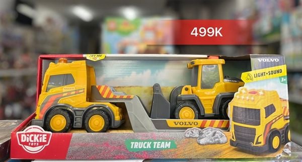 Xe Đồ Chơi Xe Xây Dựng DICKIE TOYS Volvo Truck Team