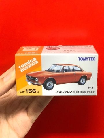  Mô hình Tomytec Tomica Limited Vintage LV-156c Alfa Romeo GT1600 Junior (Red) 