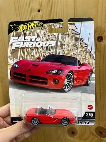  Xe mô hình JBL85/HNW46 Hot Wheels Premium Fast&Furios 2003 Dodge Viper SRT10 