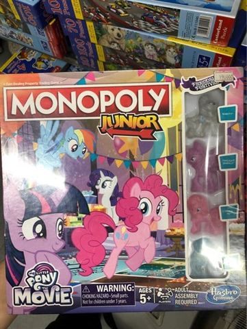  Cờ tỉ phú tiếng anh Monopoly Junior - My little Pony 