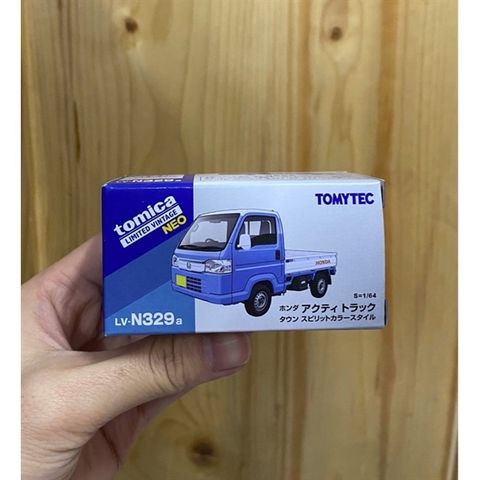  Xe mô hình Tomytec 1/64 Honda ACTY TRUCK TOWN Spirit Color Style Blue White 