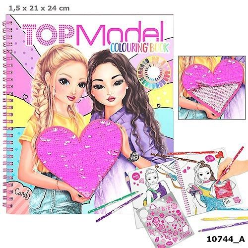  BST thiết kế thời trang TOPModel sticker Book with Sequins 
