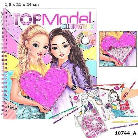  BST thiết kế thời trang TOPModel sticker Book with Sequins 