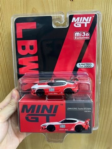  Xe mô hình Mini GT 1:64 - LB★WORKS Toyota GR Supra Liqui Moly MGT00290GR 