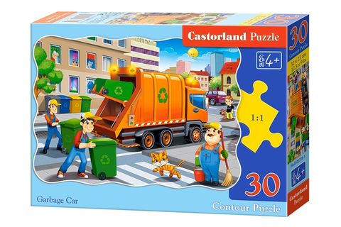  Xếp hình puzzle xe thu gom rác 30 mảnh CASTORLAND B-03778 