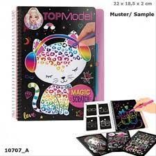  BST thiết kế thời trang TOPModel Magic-Scratch sticker Book 