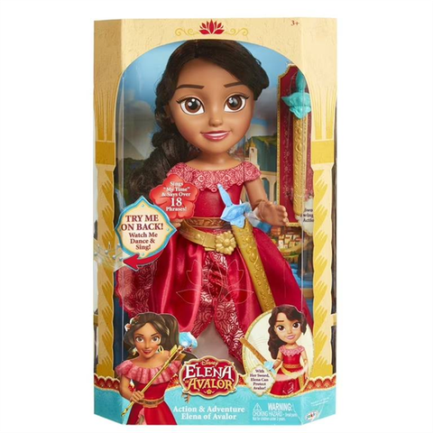  Búp bê Disney Elena Of Avalor Action Adventure Doll Singing Dancing 14” 