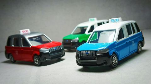  Xe mô hình Tomica Toyota JPN Taxi Hong Kong Taxi Lantau Blue 