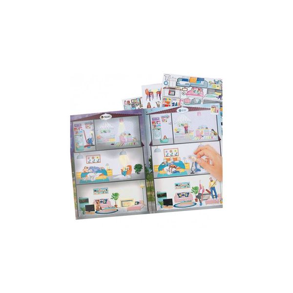  Đồ chơi sách hình dán Sweet Home TOPMODEL 