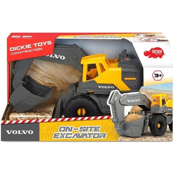  203724003 Đồ Chơi Xe Xây Dựng DICKIE TOYS Volvo On-site Excavator 