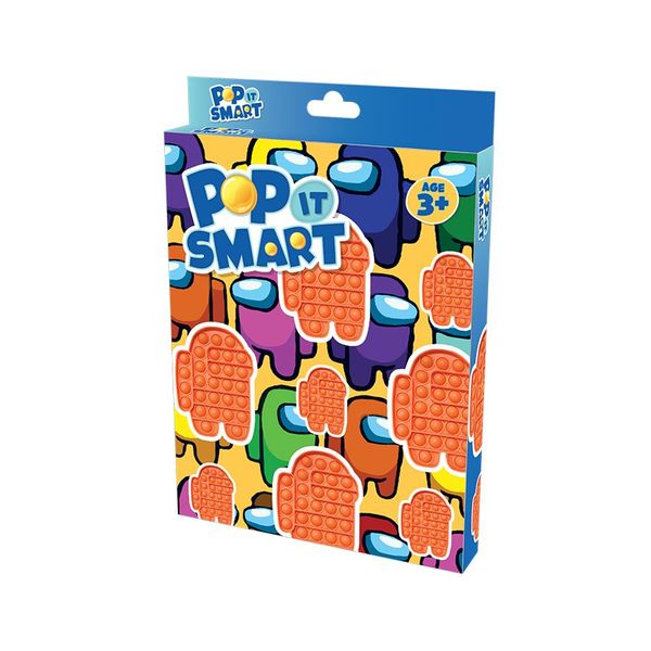  AMU/POP01/ORA -23win08 com Pop It Smart hình Among Us màu cam 
