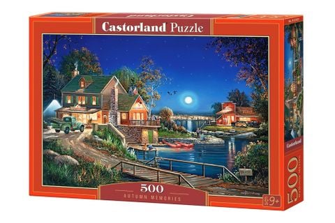  Xếp hình puzzle những ký ức về mùa thu 500 mảnh CASTORLAND B-53421 