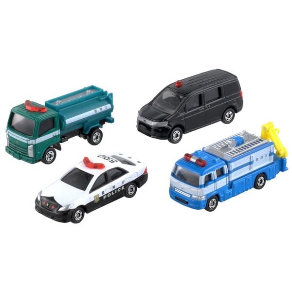 Bộ 4 xe cảnh sát Tomica Police Vehicle Set
