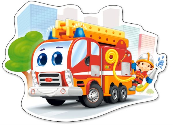  Xếp hình puzzle xe cứu hỏa 12 mảnh Maxi CASTORLAND B-120109 