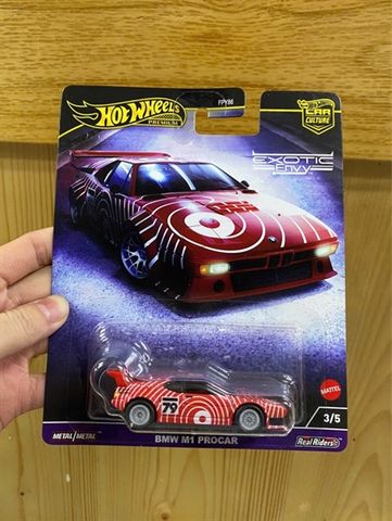  Xe mô hình HKC79 Hot Wheels Premium Car Culture Exotic Envy BMW M1 PROCAR 