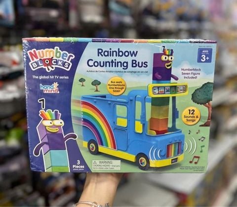 Bộ học toán cho trẻ 3 tuổi trở lên 96092 Numberblocks Rainbow Bus 