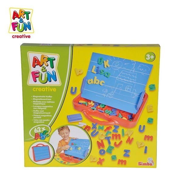 Bảng Chữ Cái Cho Bé Art & Fun ABC Magnetic Board in Case