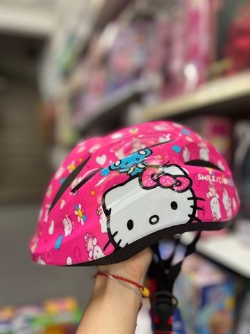  Mũ bảo hiểm protec Hello kitty hồng sz M 