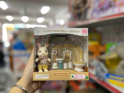  DF-09 Rabbit Furniture Set toilet Sylvanian Families 