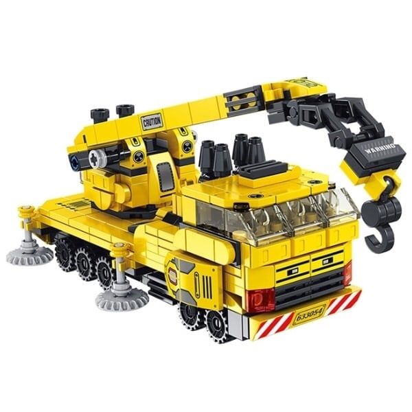  23win08 com lắp ráp 12 trong 1 Construction Cranel Panlos Brick 633054 