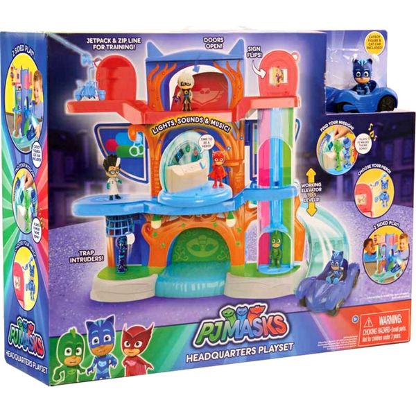 Bộ Đồ Chơi Nhà Điều Khiển PJ Masks Deluxe Headquarter Playset