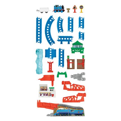  Bộ đường ray đua nhảy vượt cầu Thomas & Friends DFL93 Fisher Price 