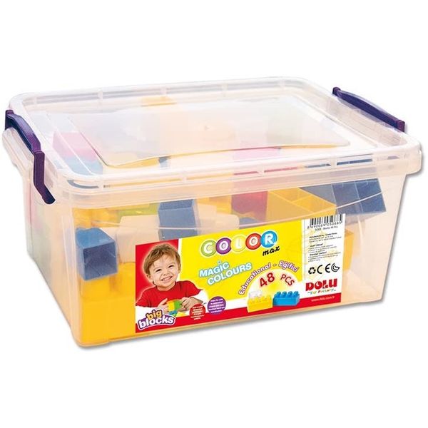 Bộ lắp ráp màu sắc mảnh lớn 48 mảnh ghép Dolu 5088