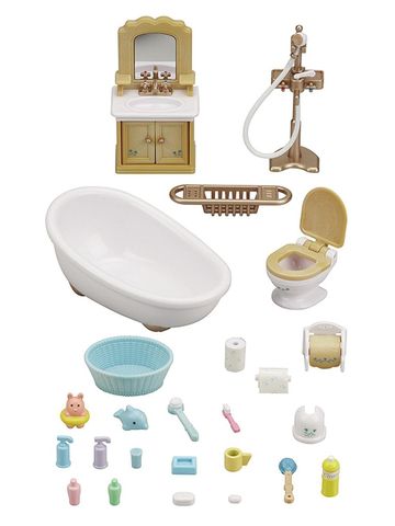  Bộ Phòng Tắm Sylvanian Families EP-5286 Country Bathroom Set 