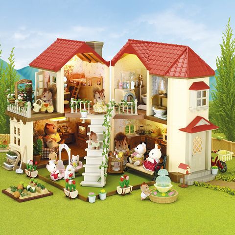  Bộ quà tặng Nhà phố sáng đèn Set D Sylvanian Families 2746 