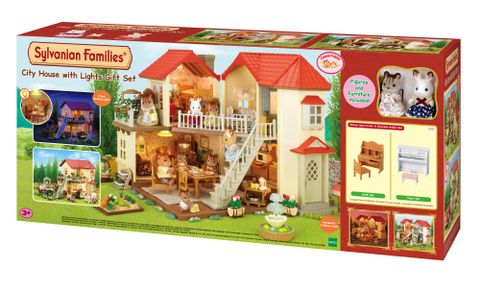  Bộ Quà tặng Nhà phố sáng đèn Set E Sylvanian Families 2747 