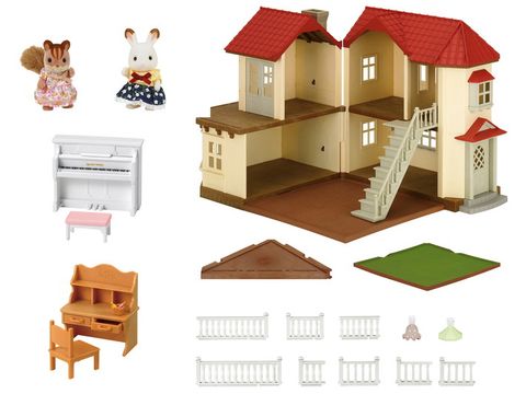  Bộ Quà tặng Nhà phố sáng đèn Set E Sylvanian Families 2747 