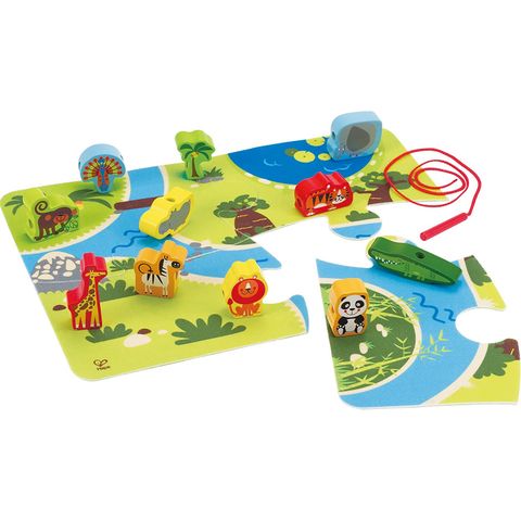  Bộ vườn thú Hape E1021A On Safari Play Set 