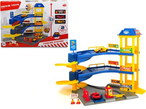  Bộ Đồ Chơi Bãi Đỗ Xe DICKIE TOYS Parking Station 