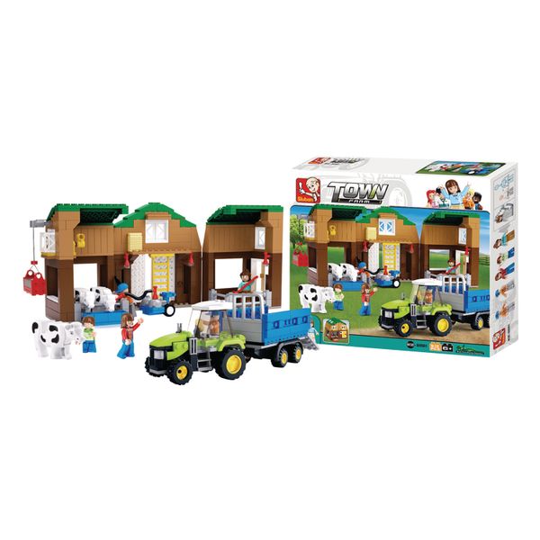 Bộ lắp ráp nông trại bò sữa Sluban