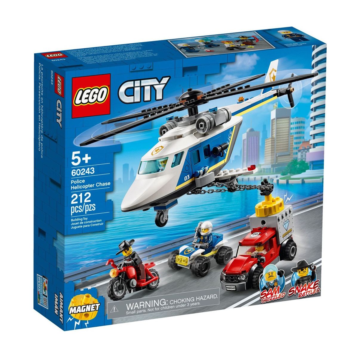  Lego 60243- Trực Thăng Truy Bắt Tội Phạm 