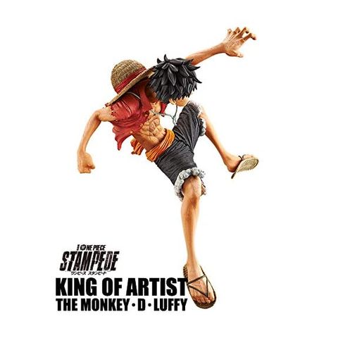  Nhân vật đồ chơi mô hình Luffy Banpresto Onepiece Movie King of Artist The Monkey D có chân đế 