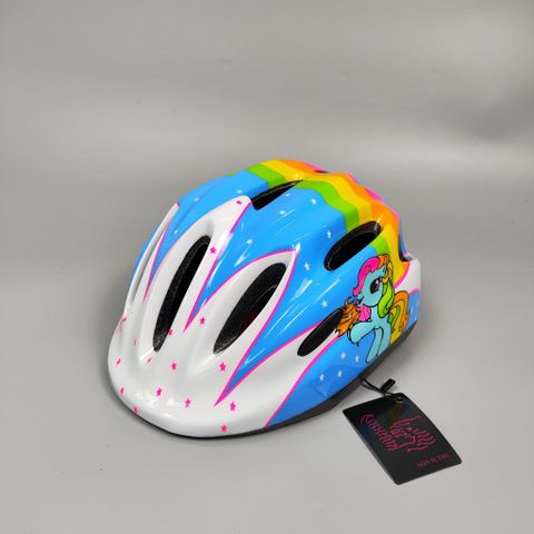  Mũ bảo hiểm protec Pony trắng xanh sz M 