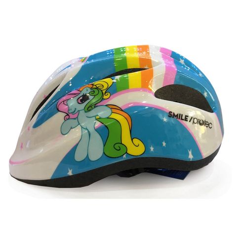  Mũ bảo hiểm protec Pony trắng xanh sz M 