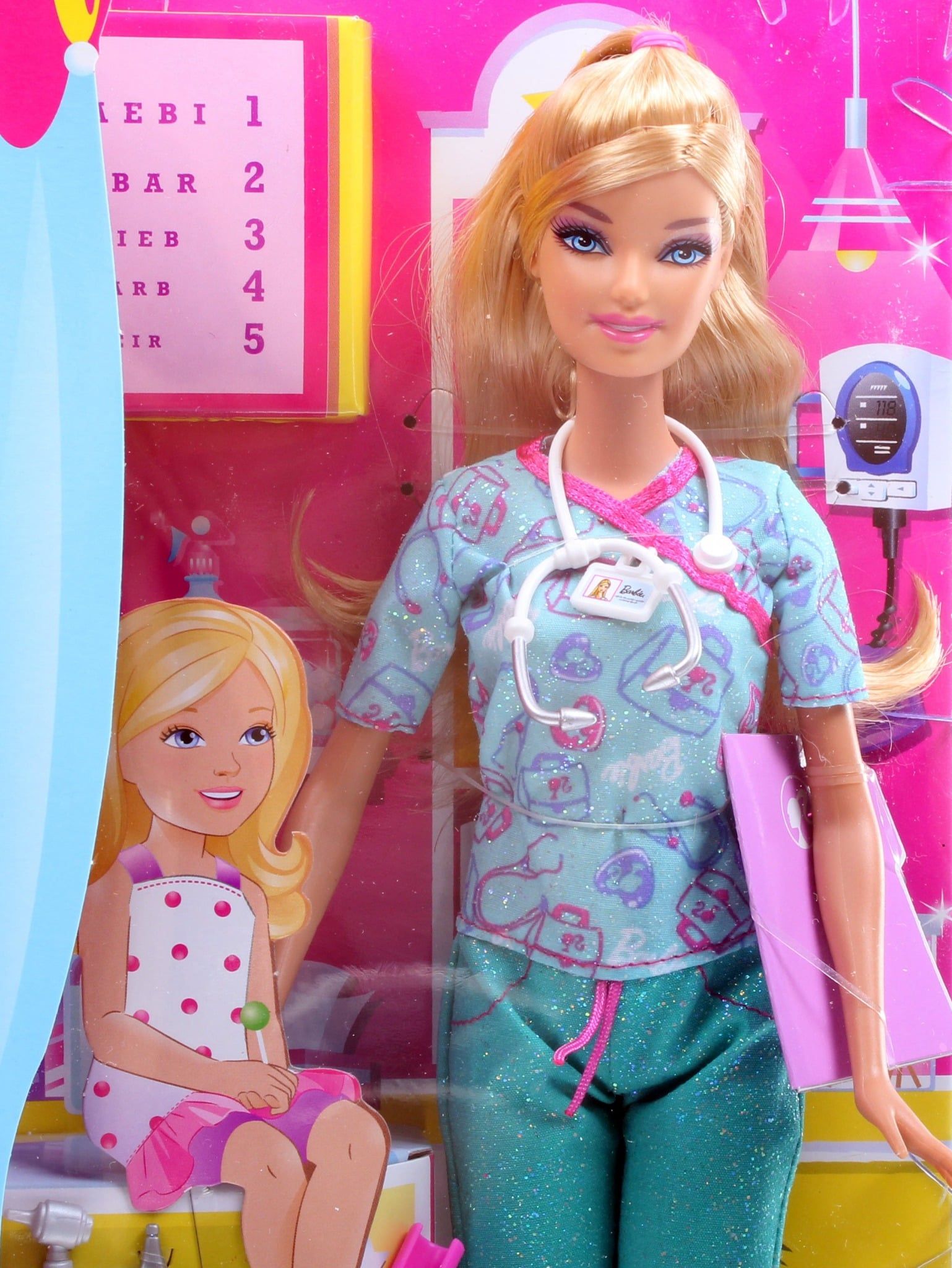  Búp bê Barbie trở thành y tá - W3737 