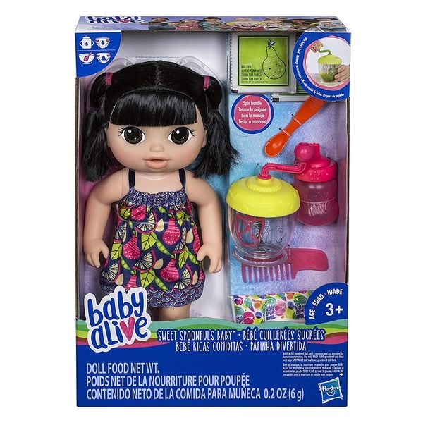 Búp bê cho bé gái Baby Alive E0633 Bé Cưng Tập Ăn Katie