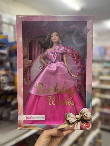  Búp bê JBJ07 Birthday Wishes Signature Theme Doll House Barbie Doll Pink 