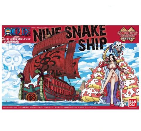  Mô hình Thuyền One Piece Great Ship (Grandship) Nine Snake Pirate Ship 