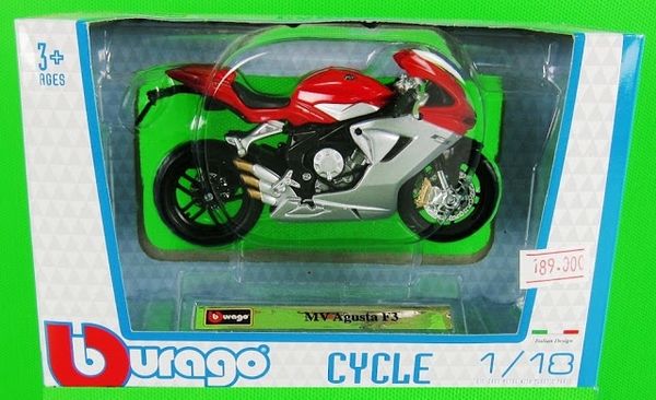  M1851054 - Mo hinh xe Agusta F3 mau do ty le 1/18 