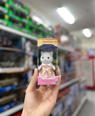  Ni - 105 Sylvanian Families Persian Cat Girl '(White) 