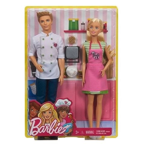  Đồ chơi Búp bê Đầu bếp Ken & Barbie 