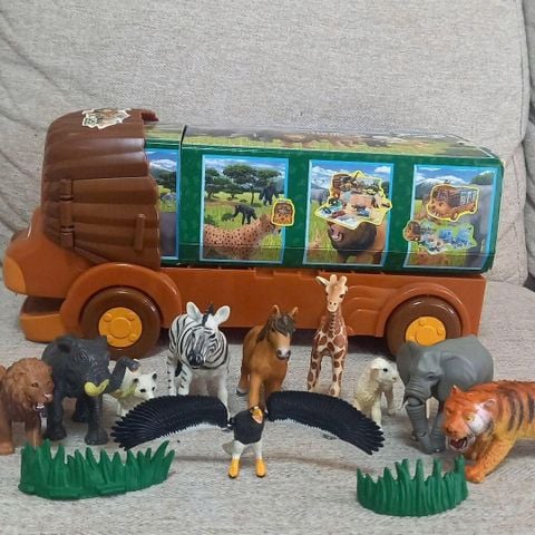  Xe buýt hình sư tử chở động vật Lion Bus 